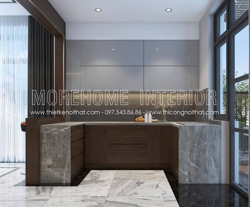 Tủ bếp đẹp, tủ bếp đẹp hiện đại, tủ bếp An Cường, tủ bếp cao cấp