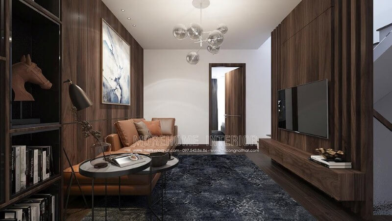 Trang trí nội thất phòng giải trí nhỏ đẹp theo phong cách hiện đại sang trọng. Mẫu nội thất biệt thự đẹp