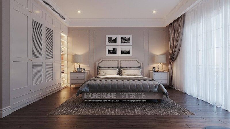 Mẫu thiết kế nội thất phòng ngủ dành cho cặp vợ chồng đẹp là một sự lựa chọn tuyệt vời.